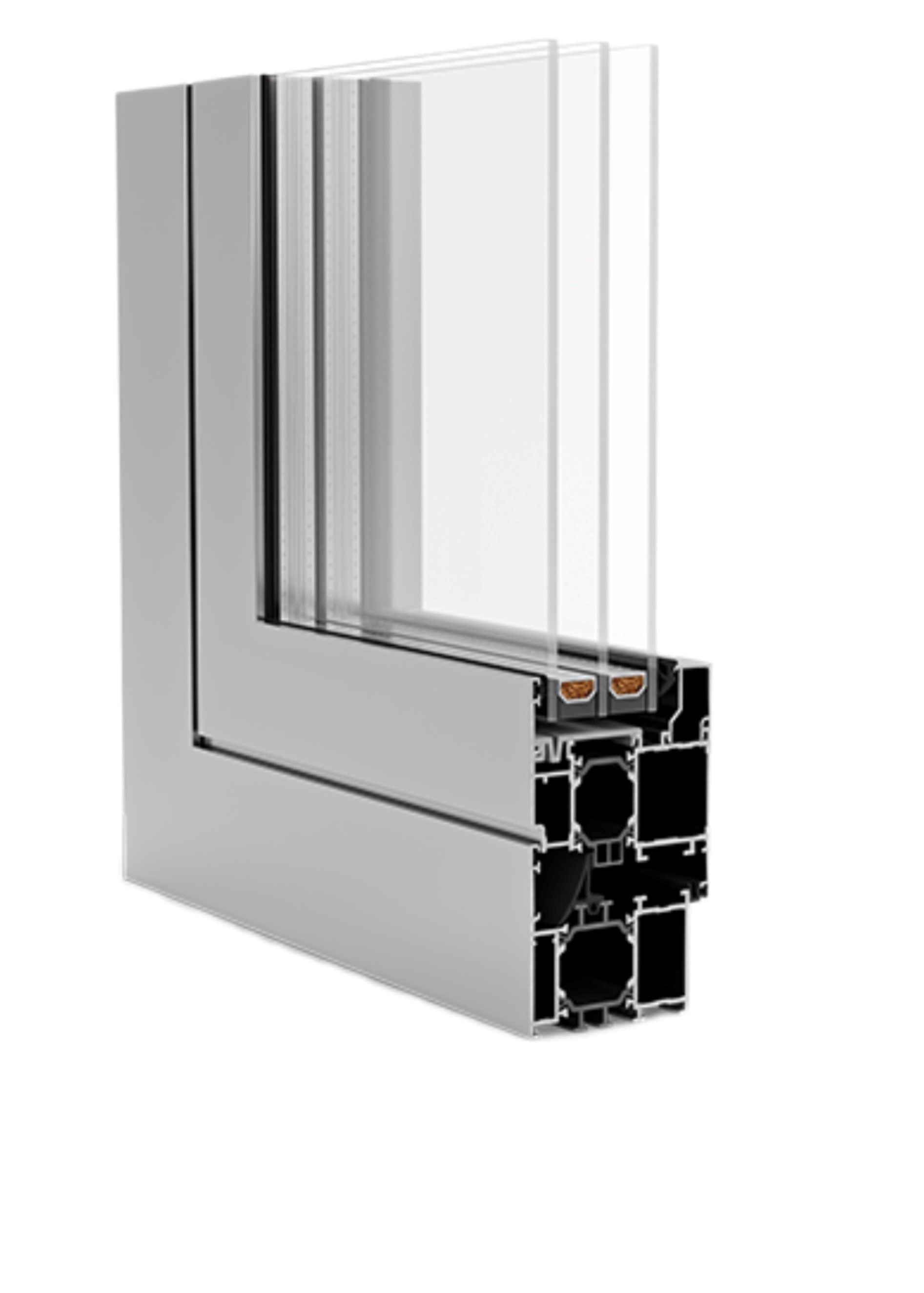 Impressie aluminium ramen